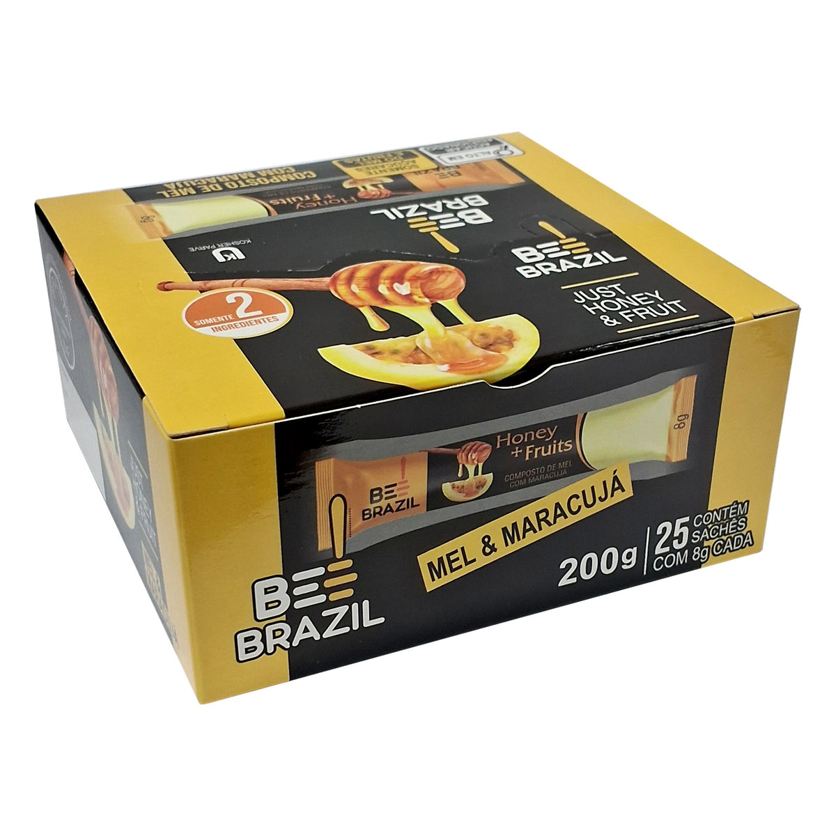 Bee Brazil Sachê Mel com Maracujá - Display 25 un