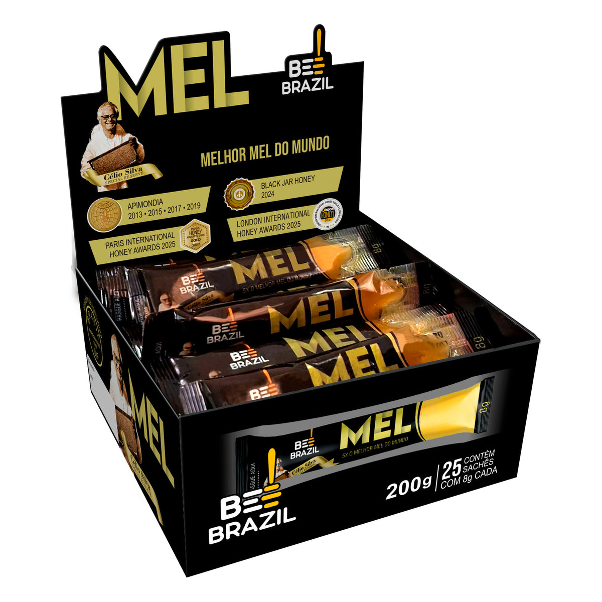 Bee Brazil Sachê Mel Special Reserve - Display 25 un
