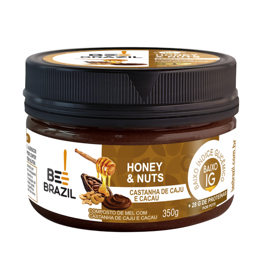 Honey+Nuts - Castanha de Caju e Cacau 350g