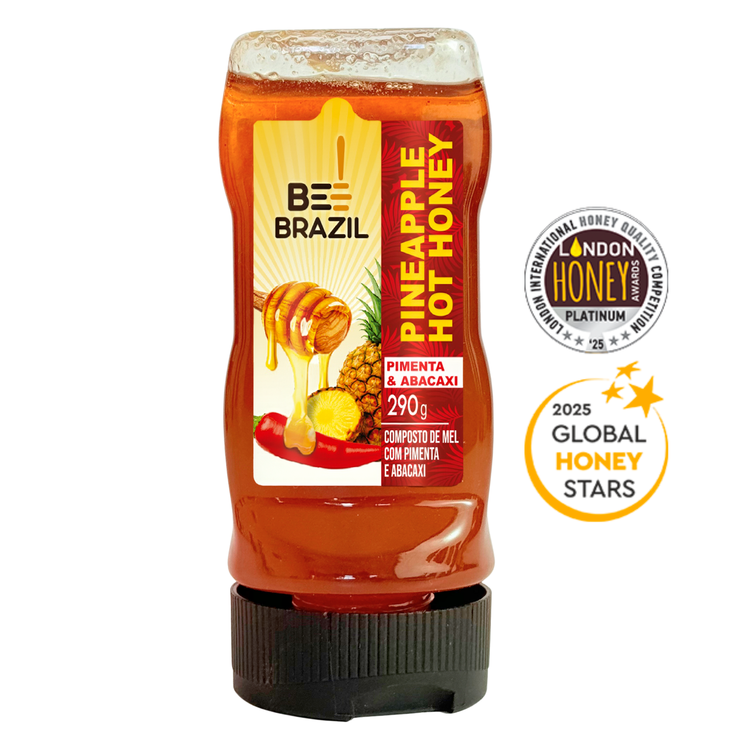 Hot Honey - Mel e Pimenta e Abacaxi 290g