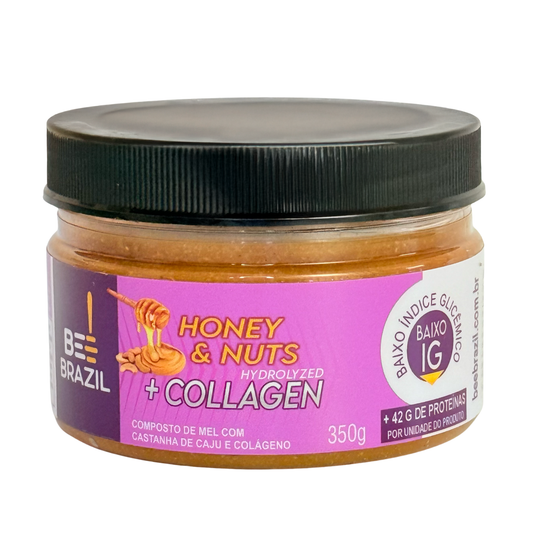 Honey+Nuts - Castanha de Caju + Colageno 350g