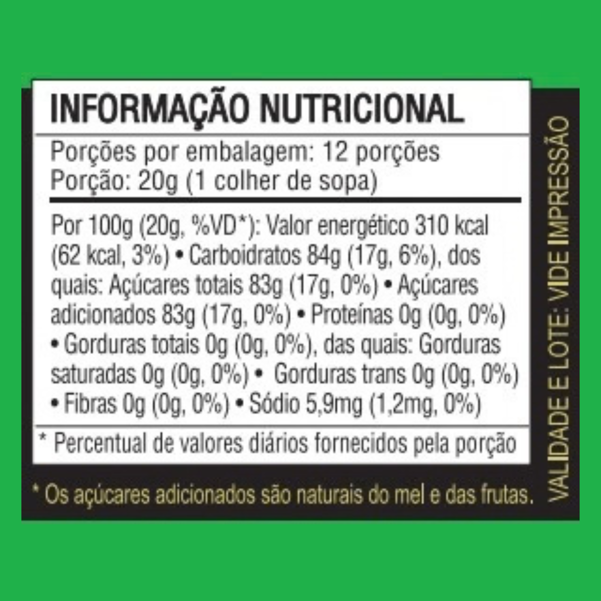 Honey+Fruits Mel com Kiwi 250g - foto 8