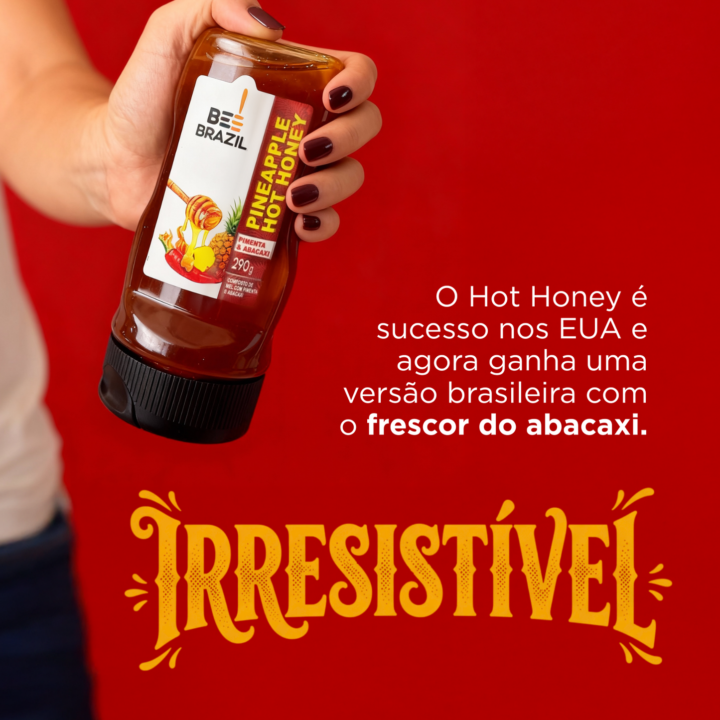 Hot Honey - Mel e Pimenta e Abacaxi 290g