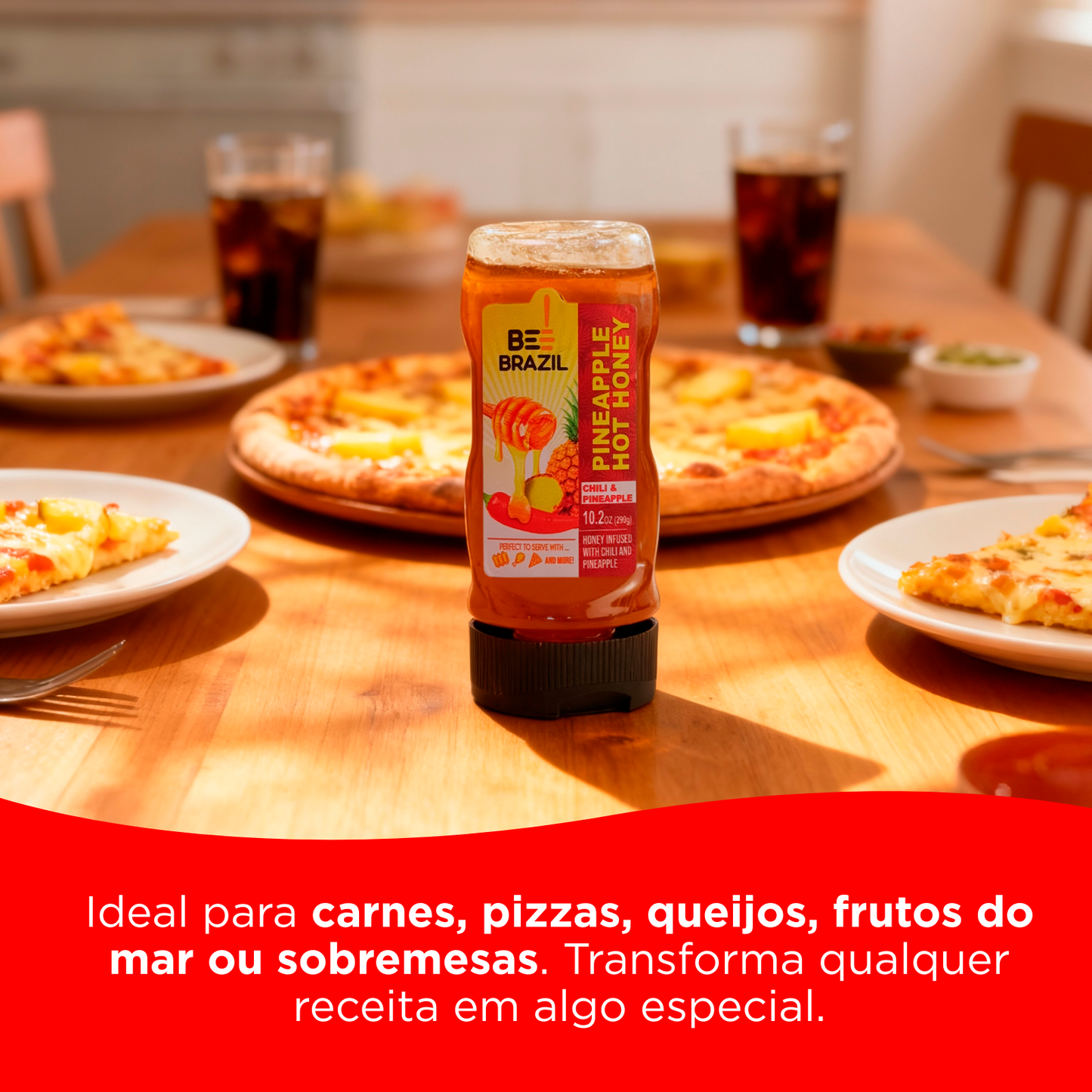 Hot Honey - Mel e Pimenta e Abacaxi 290g