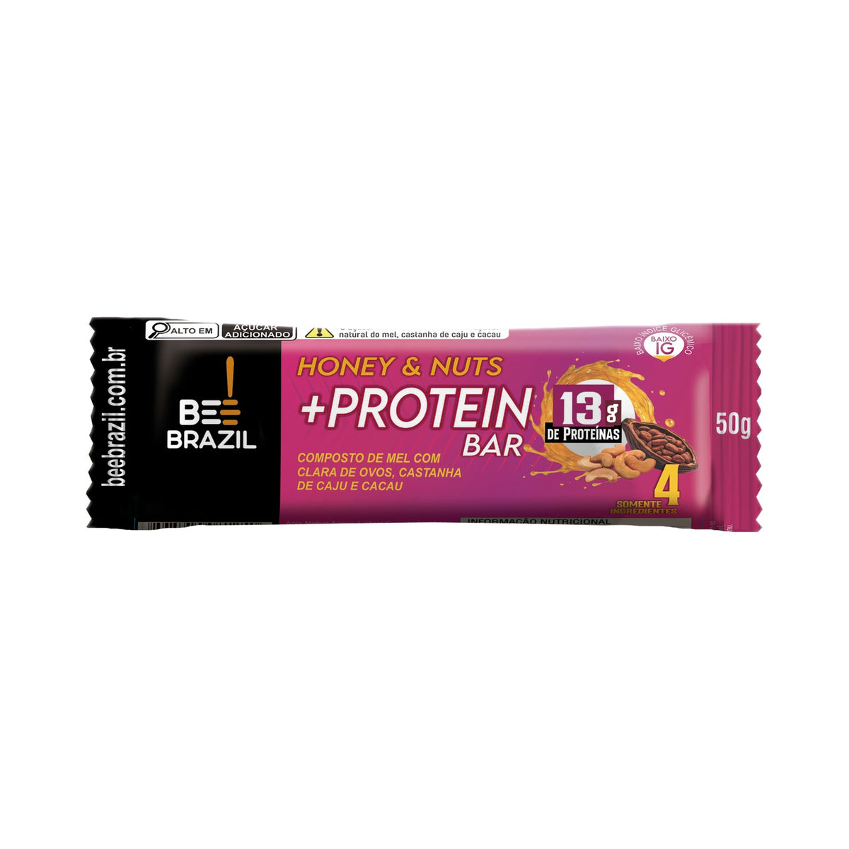 Barra de Mel com Proteína Bee Brazil - unidade