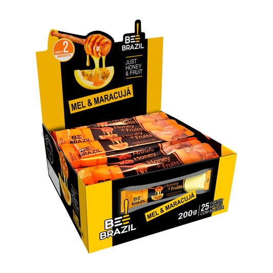 Sachê Mel com Maracujá Bee Brazil - display aberto
