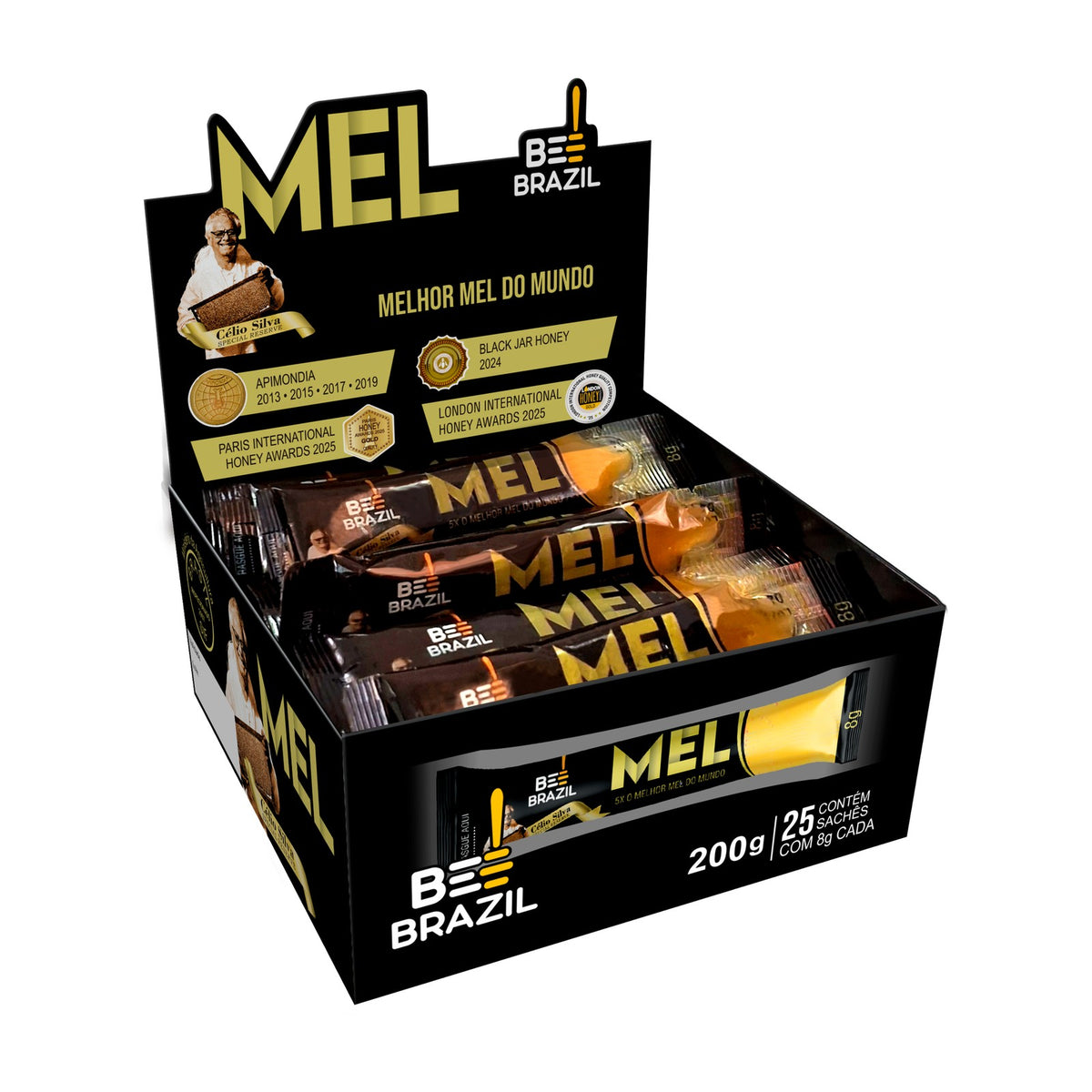 Sachê Mel Special Reserve Bee Brazil - display aberto