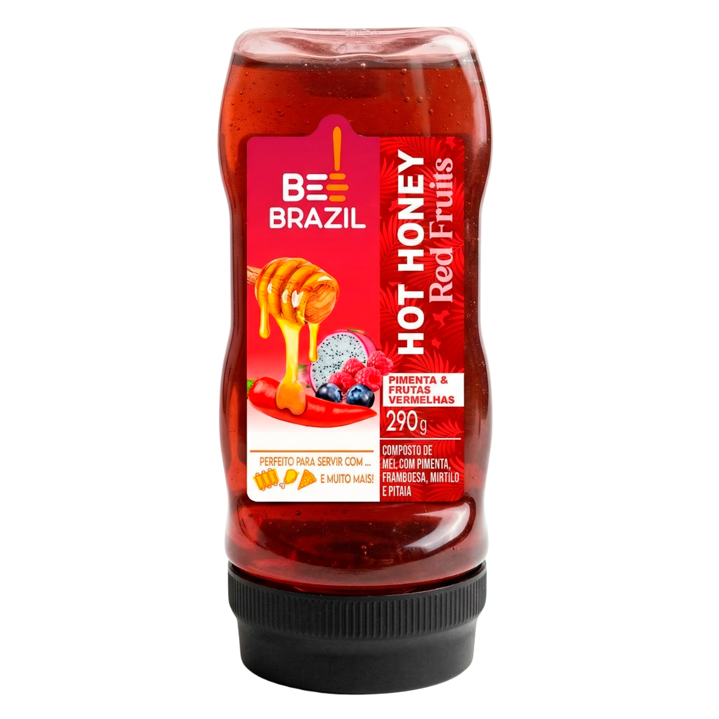 Hot Honey - Mel e Pimenta com Frutas Vermelhas 290g