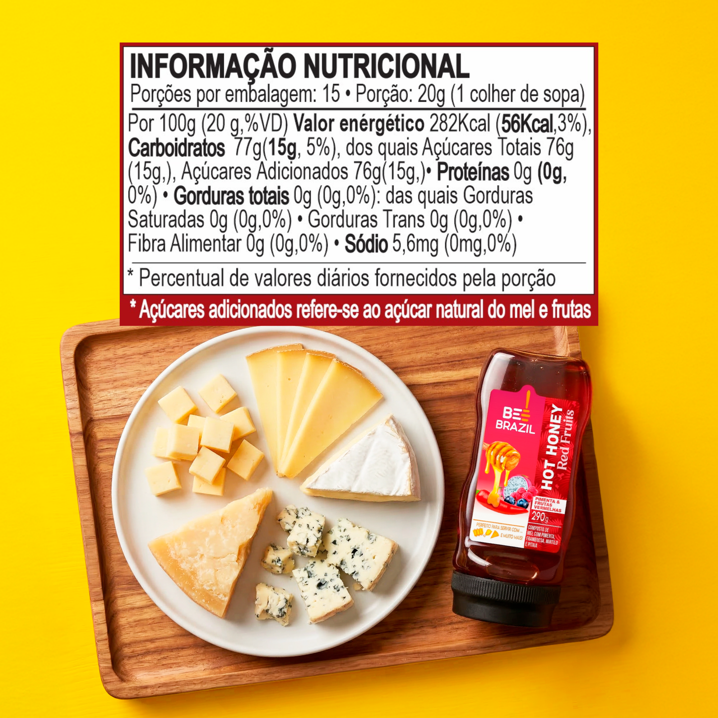 Hot Honey - Mel e Pimenta com Frutas Vermelhas 290g