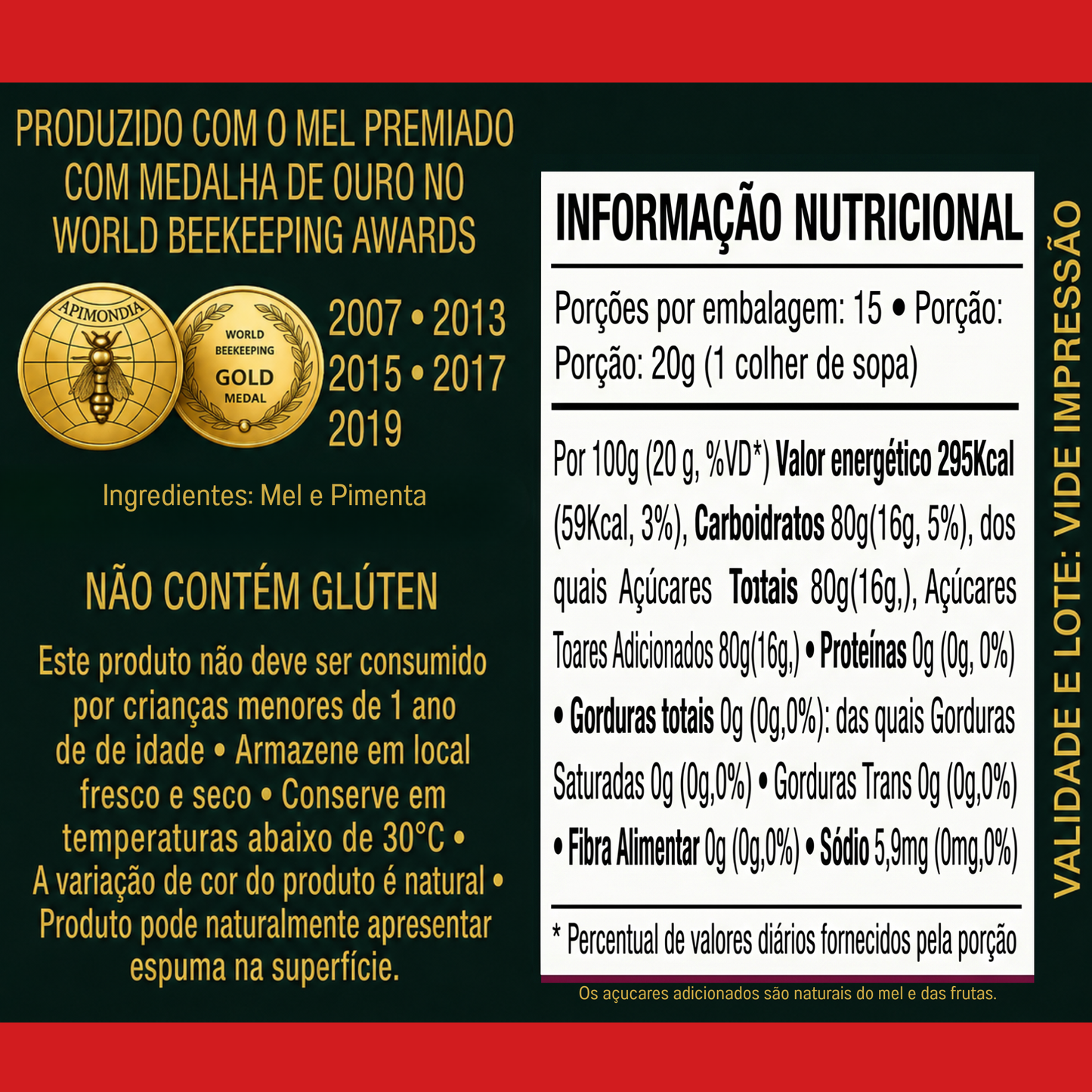 Hot Honey - Mel e Pimenta 290g